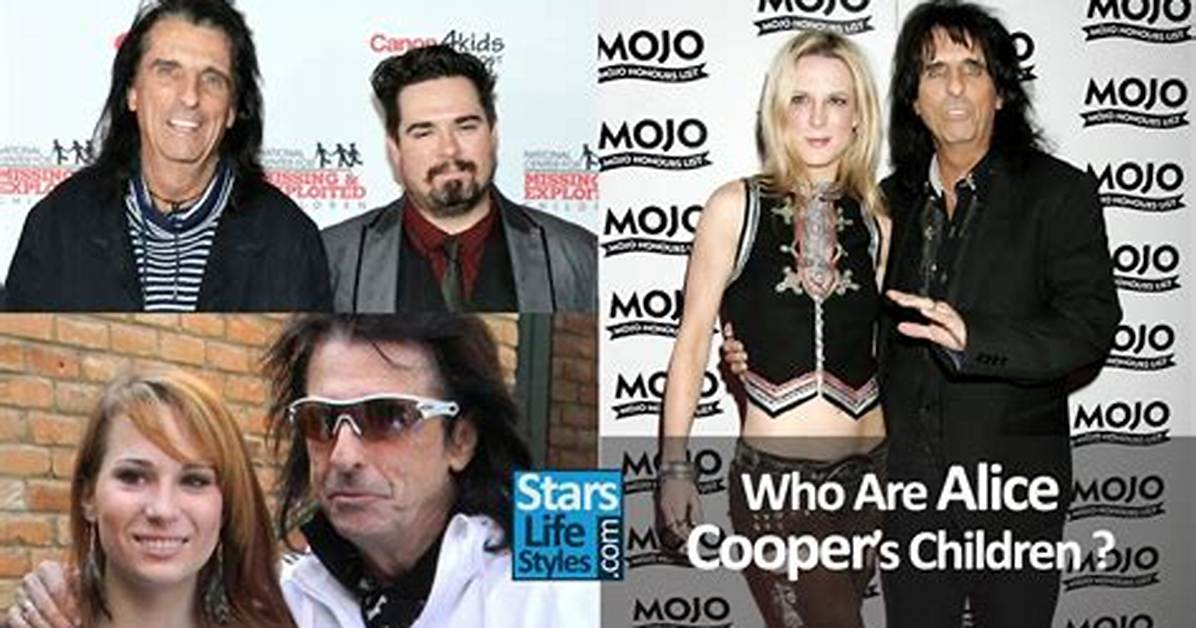 A Glimpse into Alice Cooper's Children's Names and Family Life