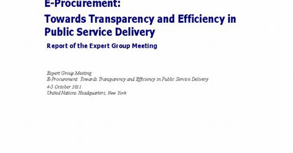A Journey of Transparency and Public Service