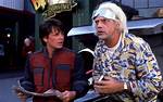 Back to the Future Stars Michael J. Fox, Christopher Lloyd, Lea Thompson and Tom Wilson