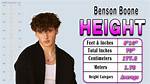 Benson Boone: Unveiling the Height of a Rising Star
