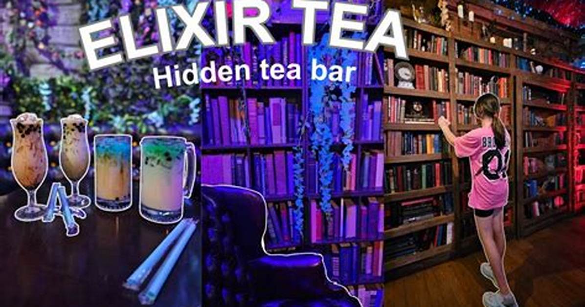 Discover the Enchanting Elixir Tea Bar Experience