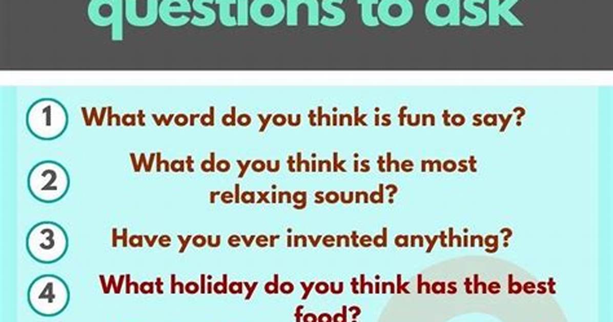Exploring Good Questions to Ask a Presenter After a Presentation