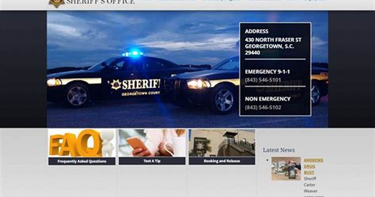 Georgetown County Booking: a Comprehensive Guide to Understanding the Process