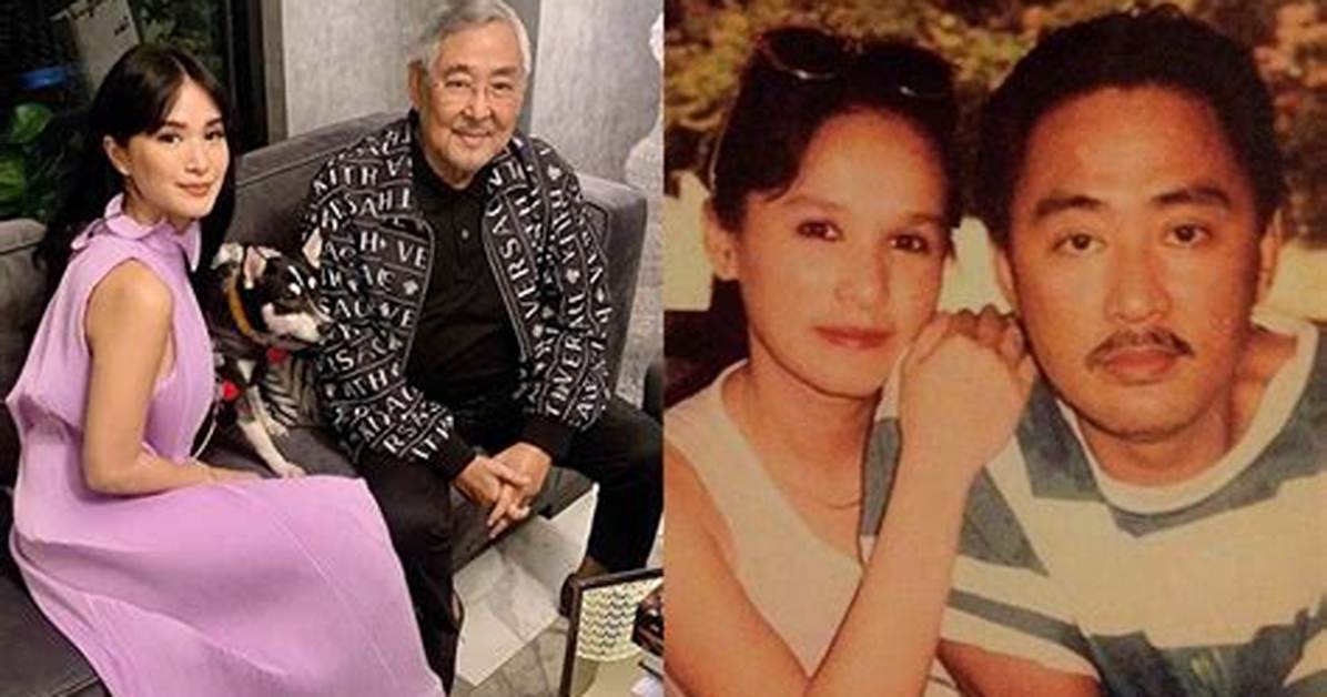 Heart Evangelista Parents Reynaldo Ongpauco and Cecilia