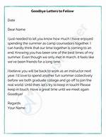 Heartfelt Farewells: the Goodbye Letters of Aubreigh Wyatt