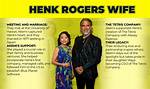 Henk Rogers Family with Wife Akemi Rogers and Daughters