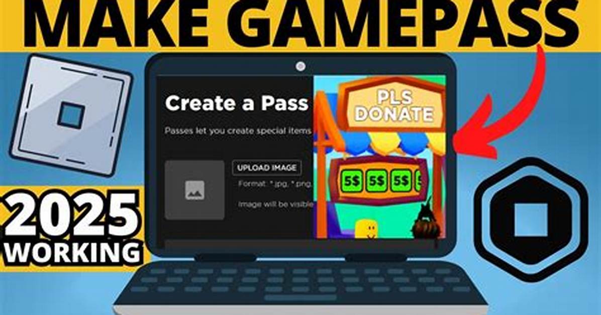 How to Make a Gamepass in "Pls Donate" on Roblox