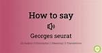 How to Pronounce Georges