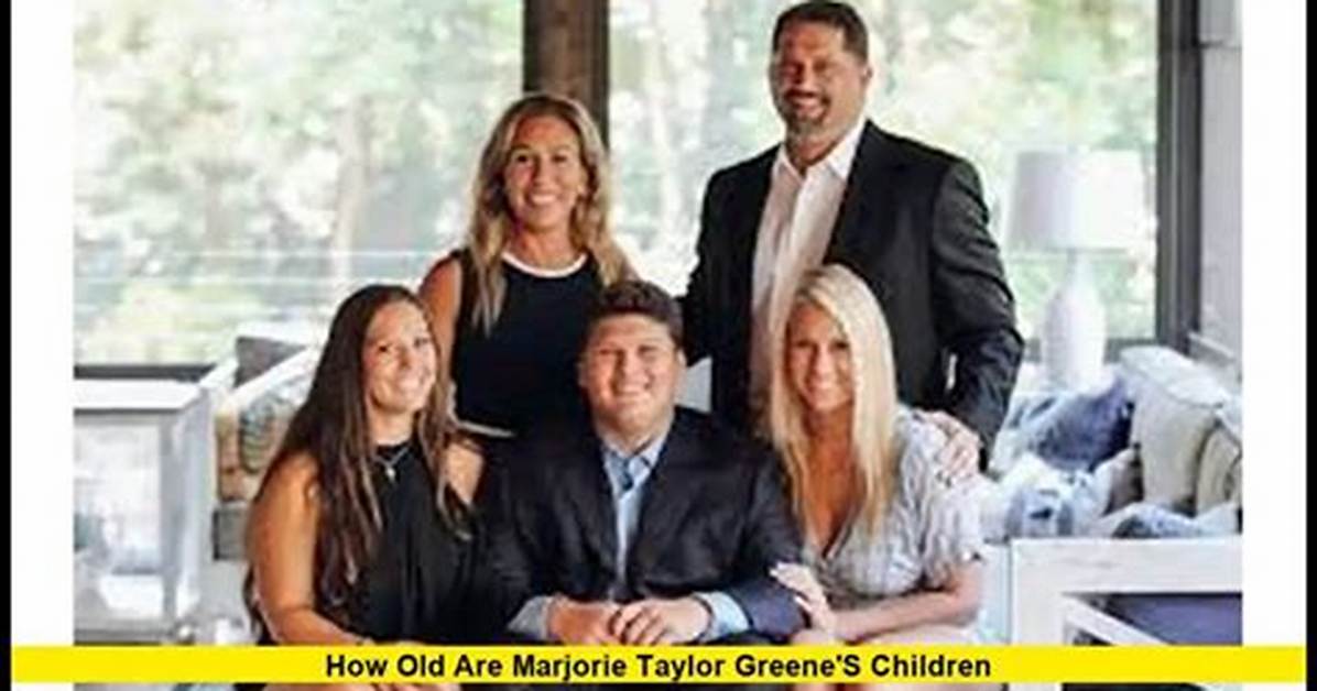 Inside Marjorie Taylor Greene's Kids: a Glimpse into Their Lives
