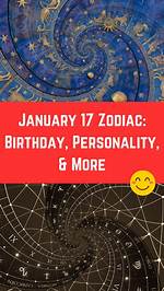 January 17 Zodiac Horoscope Birthday Personality ·