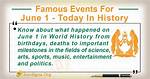 June 1 Famous Birthdays - Sunsigns. Org