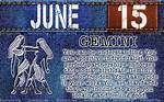 June 15 Zodiac Horoscope Birthday Personality