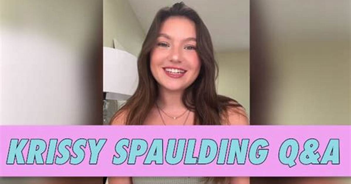 Krissy Spaulding Onlyfans Leaks