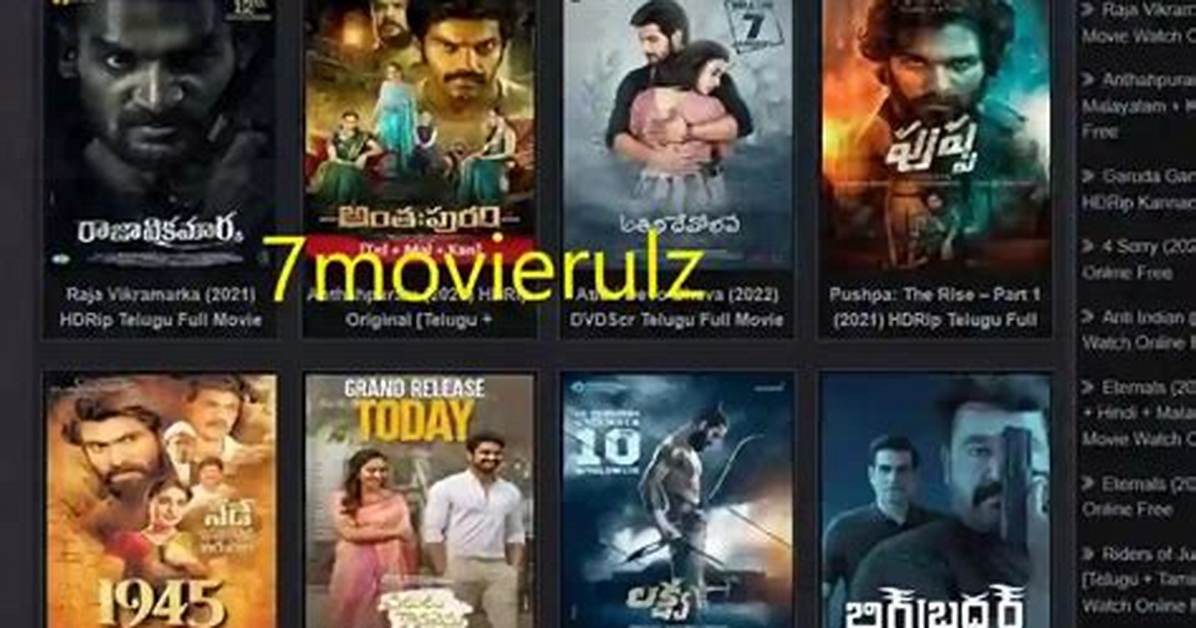 Latest Telugu Movies & News on Movierulz - Your Guide!
