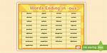 List of Words Ending with 'Ouse'