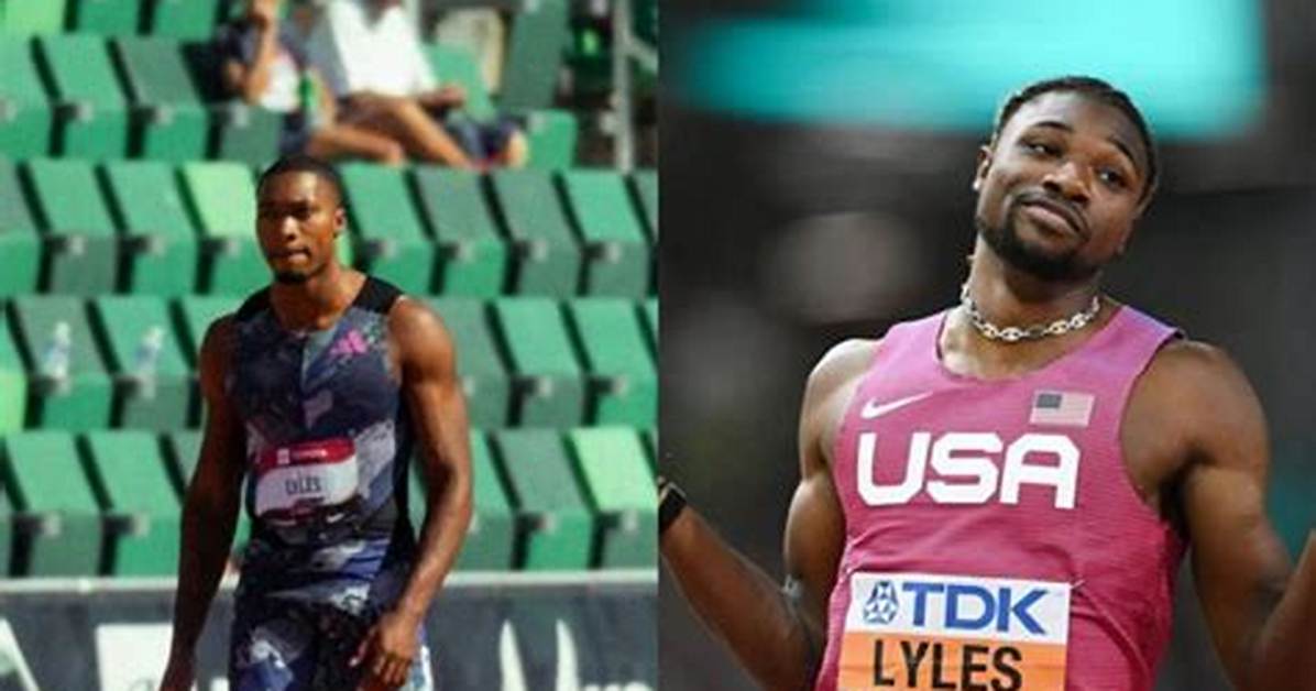 Not Noah Lyles, but Blood Brother Spotted Vacationing with American Girlfriendover Foreign Soil