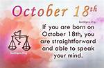 October 18 Famous Birthdays - Sunsigns. Org