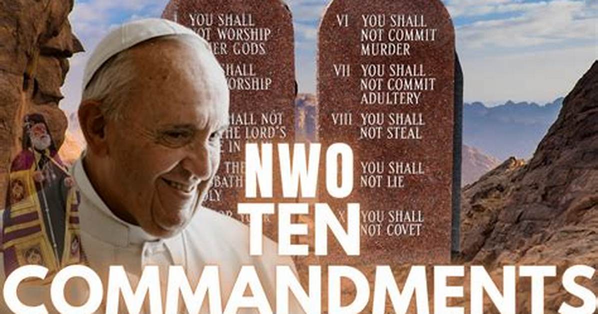 Pope Ten Commandments