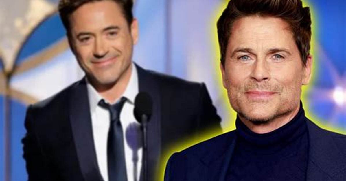 Robert Downey Jr. vs Rob Lowe: a Tale of Two Hollywood Icons