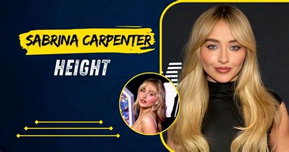 Statistics About Sabrina Carpenter: Height, Weight, and More
