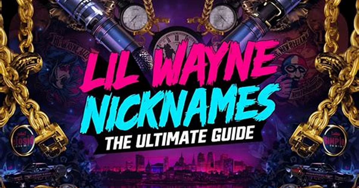 The Ultimate Guide to Lil Wayne's Most Iconic Quotes
