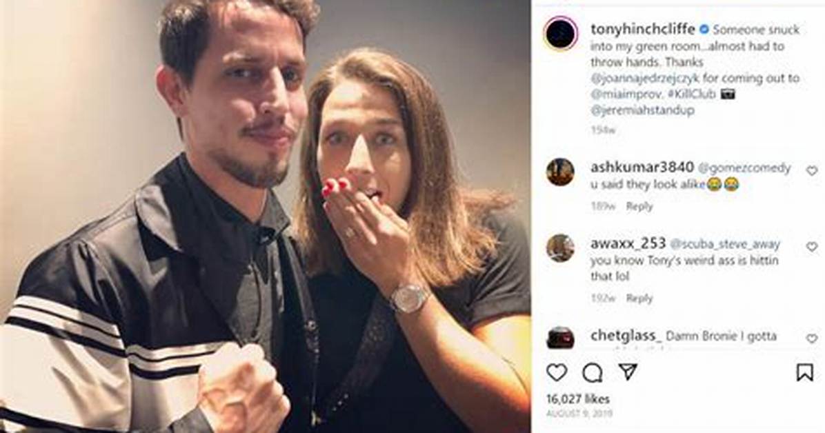 Tony Hinchcliffe Wife Instagram: a Closer Look at Their Relationship