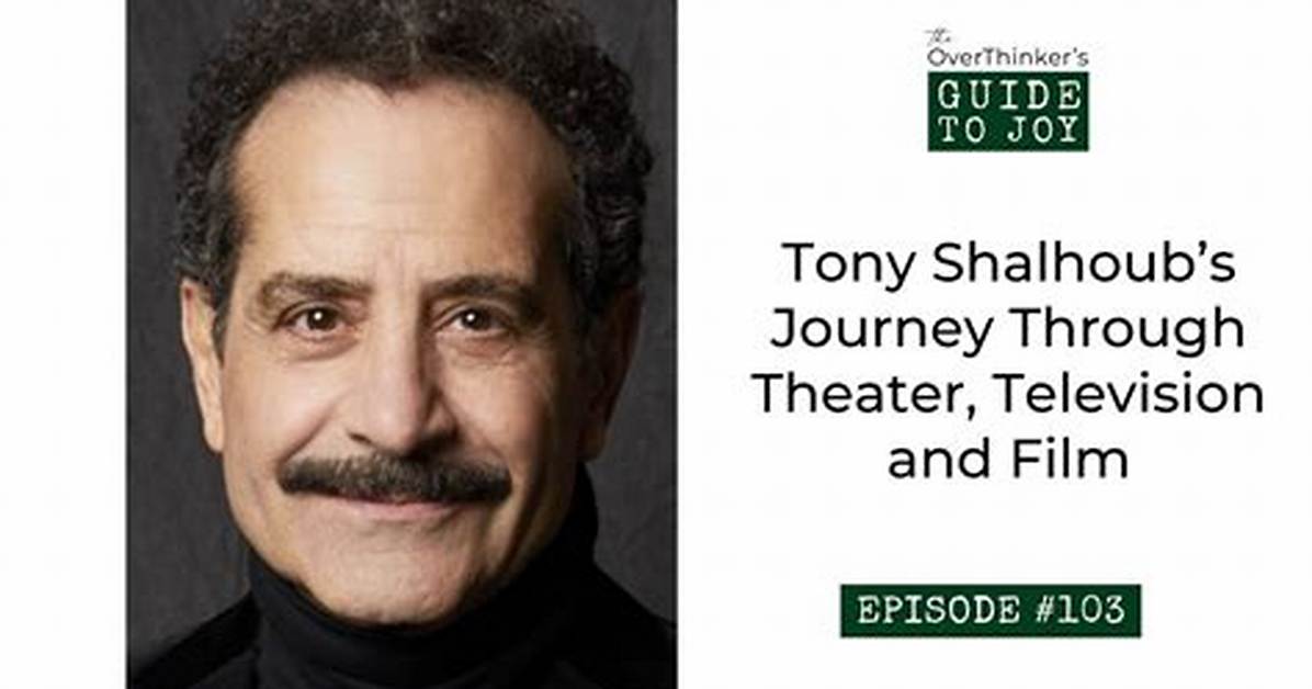 Tony Shalhoub: a Journey Through Comedy and Drama