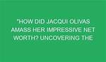Uncovering Her Secrets to Success and Impact