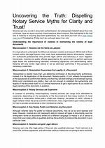 Uncovering Truths and Dispelling Speculation