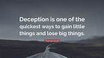 Unmasking Deceit: the Power of Deceitful Quotes