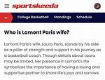 Unveiling the Enigma: Lamont Paris Wife Picture