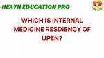 Upenn Internal Medicine Residency: Unveiling Medical Truths