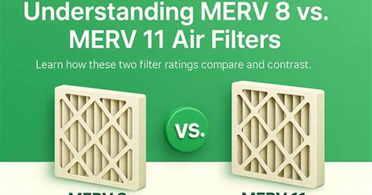 What Is the Difference Between a Merv 8 and a Merv 13 Filter?