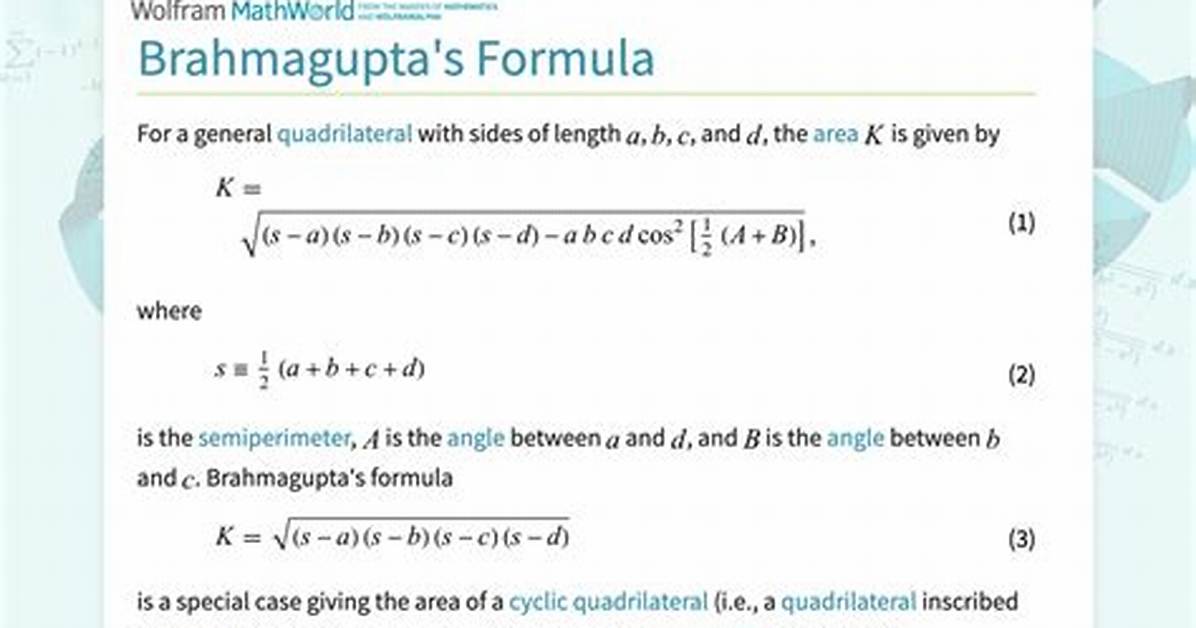 What's the Formula?