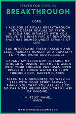 Your Guide to Prayer and Spiritual Breakthrough