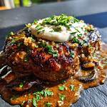 Zedblog | How to Make Chipotle Salisbury Steak with Mashed Potatoes & Mushroom-Bacon Gravy